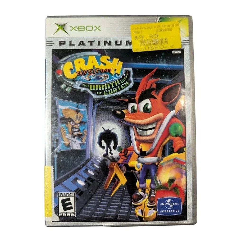 Crash Bandicoot: The Wrath of Cortex (Platinum Hits) OG Xbox With Manual